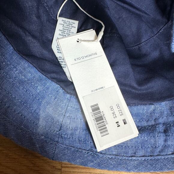 Janie and Jack Boy Mixed Lot Bucket Hat Sunglasses Bowtie Sailboat Preppy Summer - Picture 7 of 10